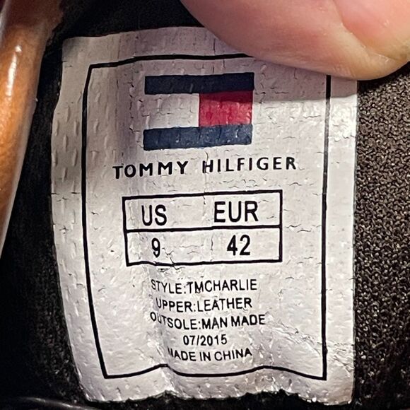 Tommy Hilfiger Charlie Duck Boots Mens Size 9 Brown Leather Waterproof Lace Up main image 12